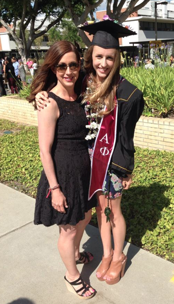 Linette Griffith and graduate
